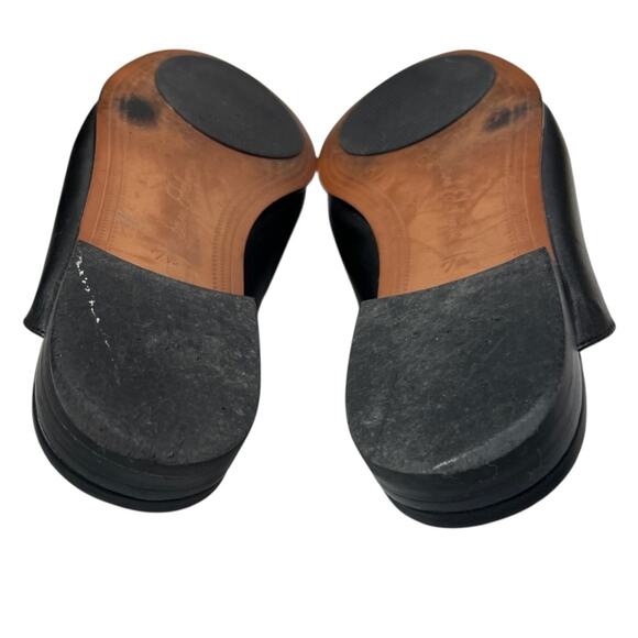 Sam Edelman Linnie Horsebit Mules 7.5  Black Leather Classic Academia Loafers - Picture 10 of 15